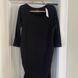 Isabel Maternity by Ingrid and Isabel Black Maternity Bodycon Dress Size XL NWWT